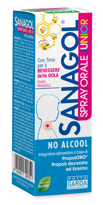 Sanagol Spr Jr Propoli Fra20ml