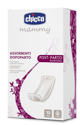 Ch Md As Cotone Postparto 10Pz - Farmaeu