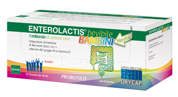 Enterolactis Bevibile Bambini 12Flaconcini
