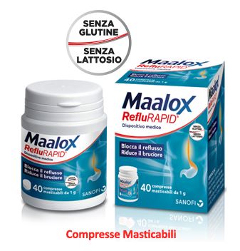 Maalox Reflurapid 40Cpr Mastic