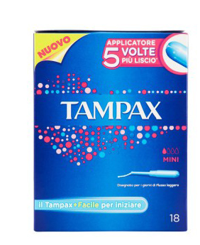 Tampax&Amp;Go Mini 18Pz