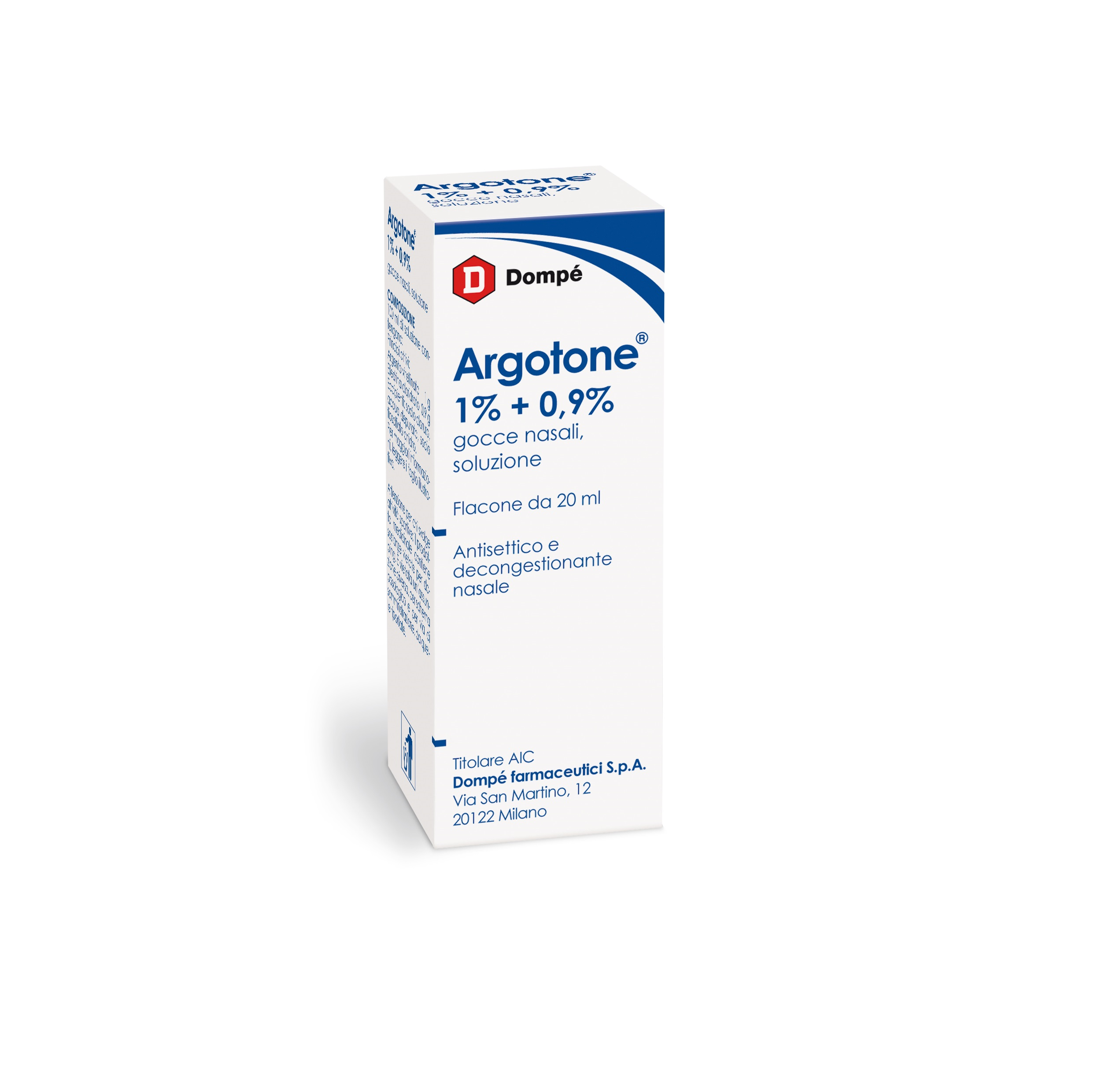 Argotone Gtt Rino 20Ml 1%+0,9%