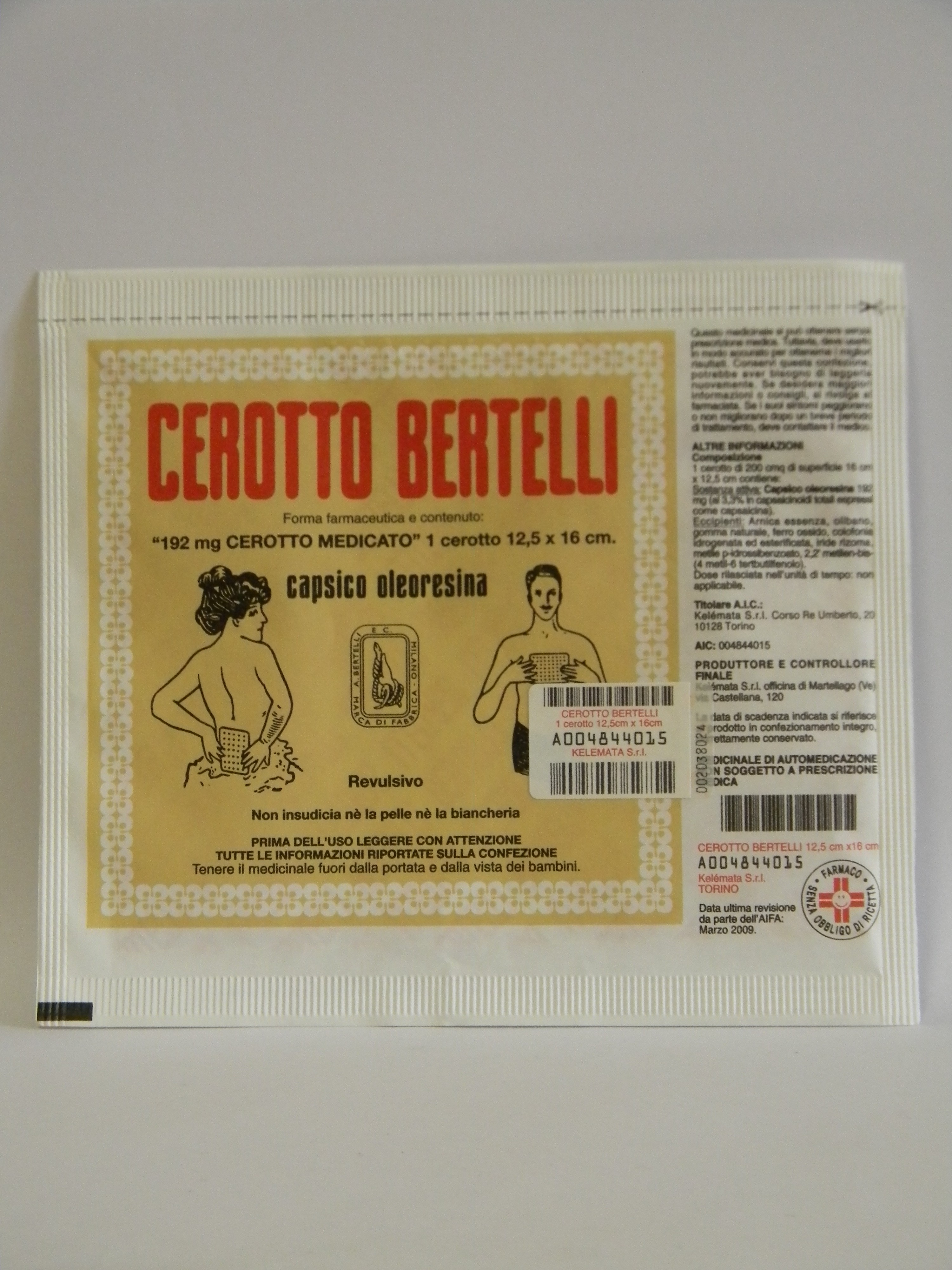 Cerotto Bertelli Medio Cm16x12