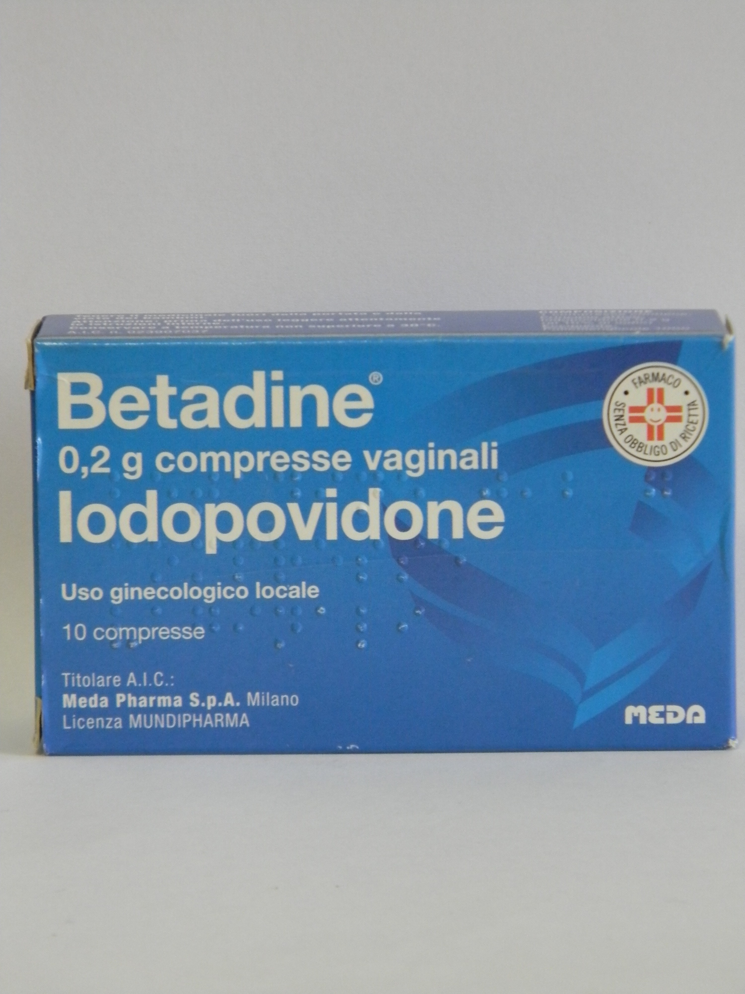 Betadine 10Cpr Vag 200Mg