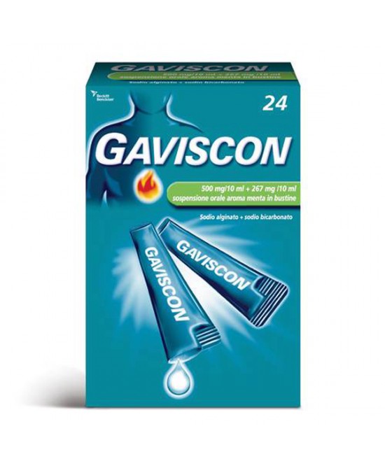 Gaviscon 24Bust 500+267Mg/10Ml