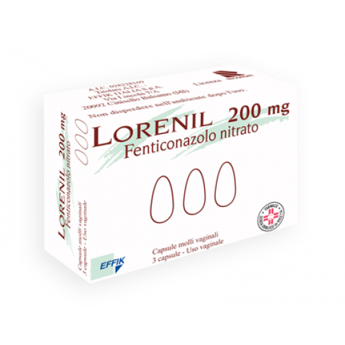 Lorenil 3Cps Molli Vag 200Mg
