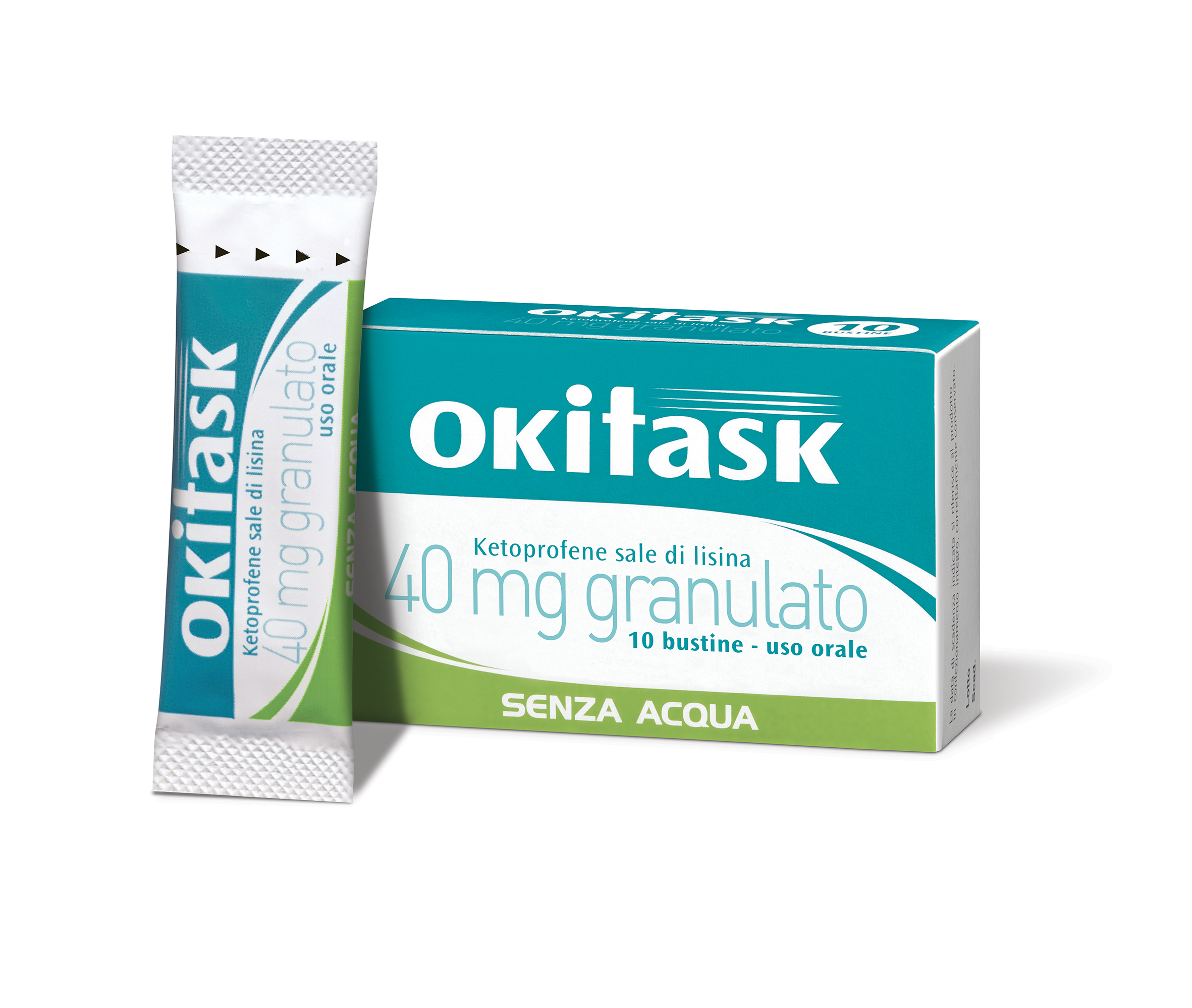 Okitask sospensione orale Granulato 10 Bustine 40Mg