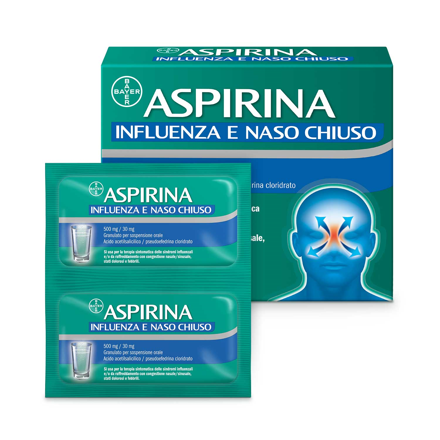 Aspirina Influenza Naso Chiuso 10 Bustine